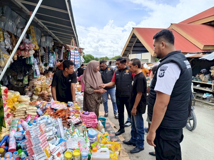 Cek Ketersediaan Pangan di Pasar, Polres Kupang dan Disperindag Temukan Harga Masih Sesuai HET