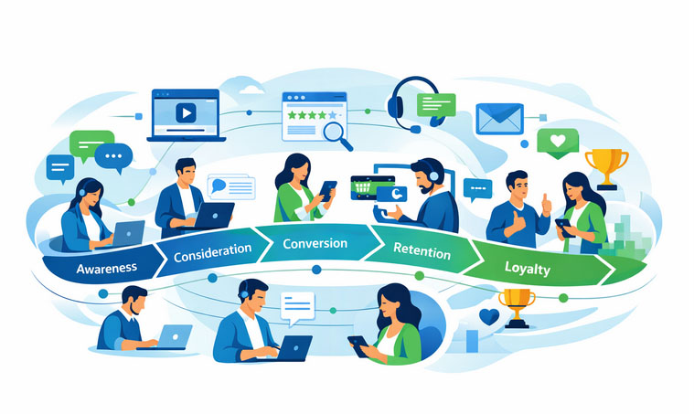 Bagaimana Bisnis Menjaga Engagement di Setiap Tahap Customer Journey