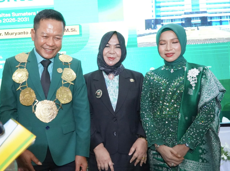 Wakil Bupati Langkat Hadiri Pelantikan Rektor USU Periode 2026&ndash;2031