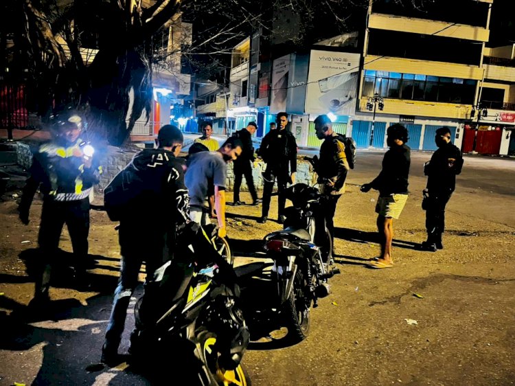 Satlantas Polresta Kupang Kota Bubarkan Aksi Balap Liar
