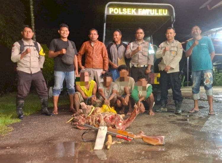 Dua Pelajar Komplotan Pencuri Sapi Di Kupang Dibekuk Polisi, Tiga Orang Buron