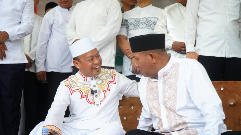 Ribuan Masyarakat Langkat bersama Bupati Langkat, Hadiri Tausiyah Ustad Das&rsquo;ad Latif Sambut Hari Jadi Ke-276