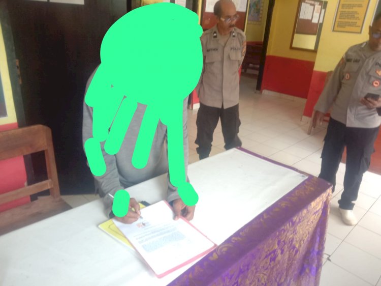 Sebarkan Berita Hoax Soal Polri, Pria di TTS-NTT Diamankan Polisi dan Minta Maaf