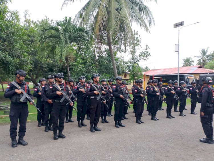 Anggota Brimob Dikerahkan Atasi Konflik Warga di Flores Timur