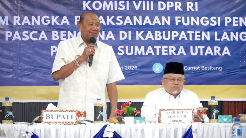 Tangan Dingin Bupati Syah Afandin, Komisi VIII DPR RI Hadirkan Bantuan Besar untuk Korban Banjir Langkat