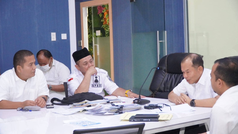 Sekda Amril Ikuti Rakor Kemendagri, Langkat Siap Salurkan Bantuan Pascabencana.