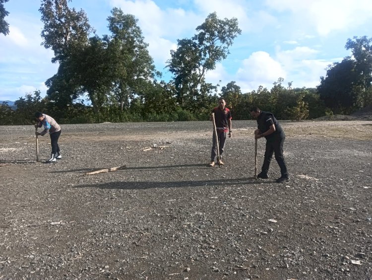 Lokasi Judi Dekat Sekolah Di Tapal Batas NKRI-RDTL Dibubarkan Polisi