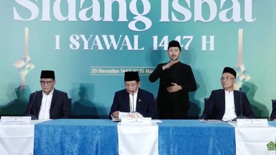 Pemerintah Tetapkan Idul Fitri 2026 Jatuh 21 Maret, Ini Hasil Sidang Isbat dan Penjelasannya