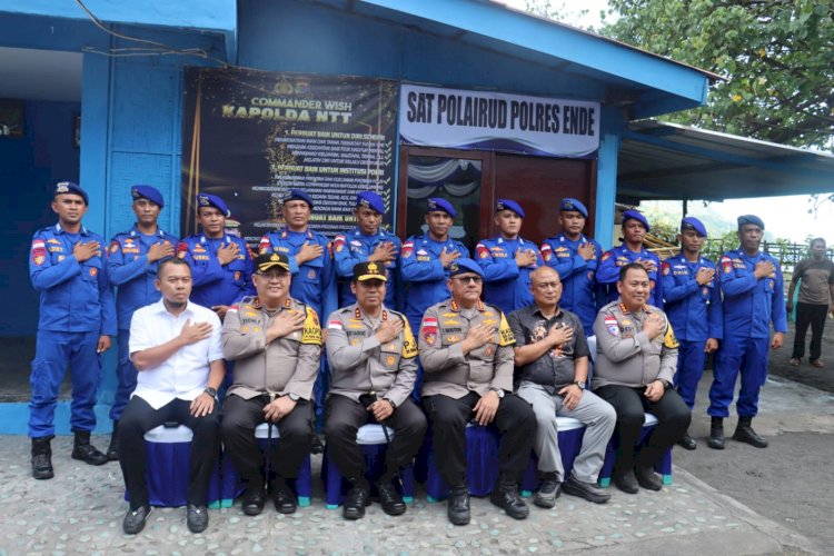 Kapolda NTT Resmikan Mako Satpolairud Polres Ende