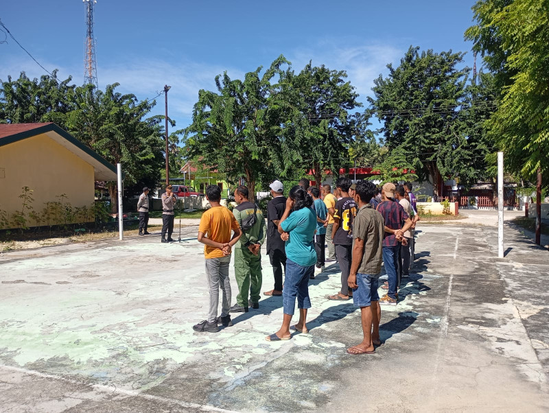 Libatkan Pemuda Gereja Dan Remaja Masjid, Polsek Sabu Barat Siap Amankan Pawai Obor Dan Hari Raya Paskah