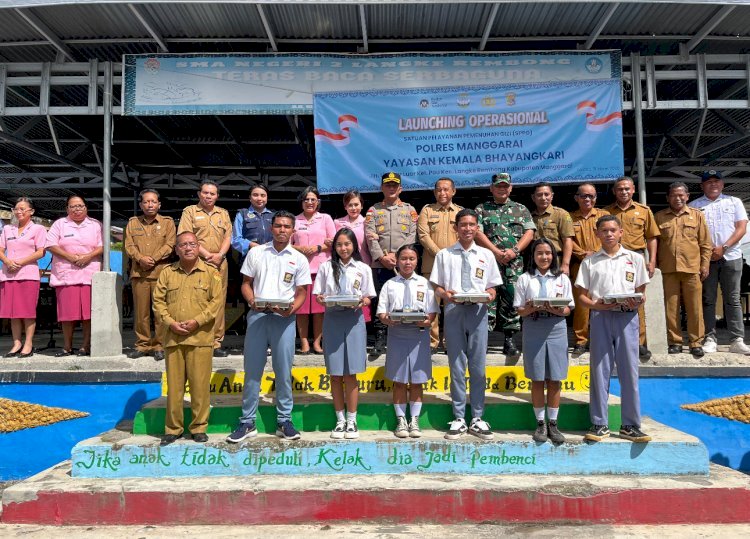 Diresmikan, SPPG Polres Manggarai Layani 1.253 Siswa