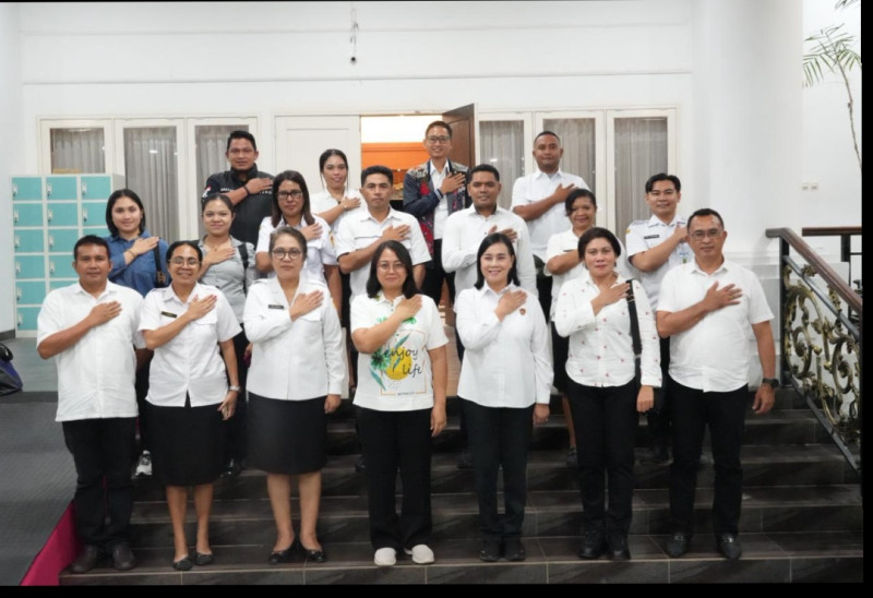 Bertemu Istri Gubernur NTT, Direktur Res PPA Dan PPO Polda NTT Bahas Berbagai Isu Dan Dorong Pemblokiran AplikasI MiChat