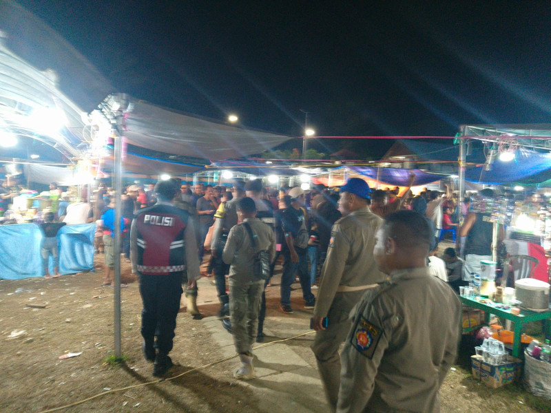 Aparat Keamanan Hentikan Permainan Ketangkasan di Pameran HUT 24 Rote Ndao