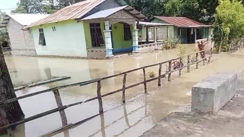 Hujan Intensitas Tinggi Rendam Sejumlah Wilayah di Kabupaten Malaka