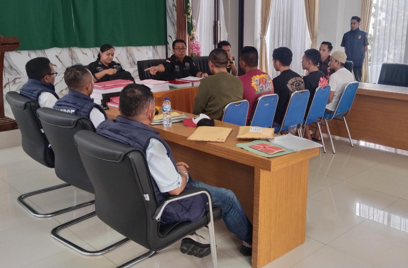 Lima Tersangka Kasus Narkoba Dilimpahkan Ditresnarkoba Polda NTT ke Kejaksaan Negeri Ngada