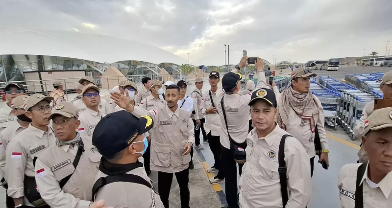 Kloter Pertama Embarkasi Yogyakarta Resmi Tiba di Prince Muhammad bin Abdul Aziz Internasional Airport Madinah