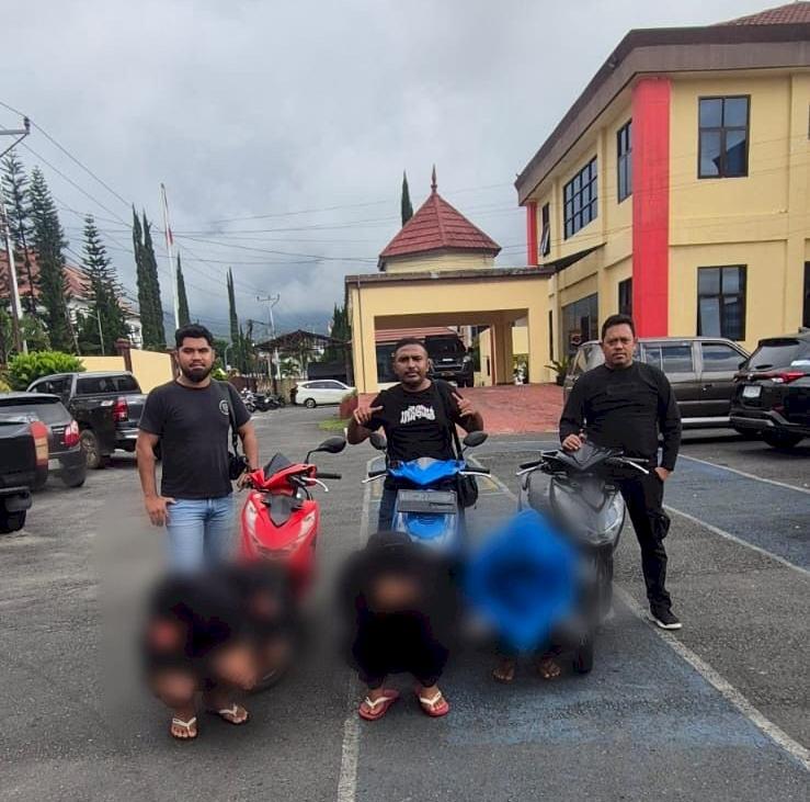 Tiga Pria Pencuri Handphone di Manggarai Diamankan Polisi