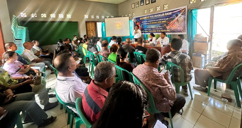 Direktorat Res PPA dan PPO Polda NTT Sosialisasikan Kelurahan Layak Anak