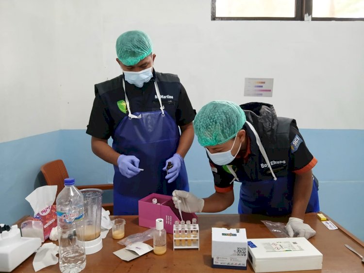 Pastikan MBG Aman, Polres Manggarai Intens Periksa Menu Makanan