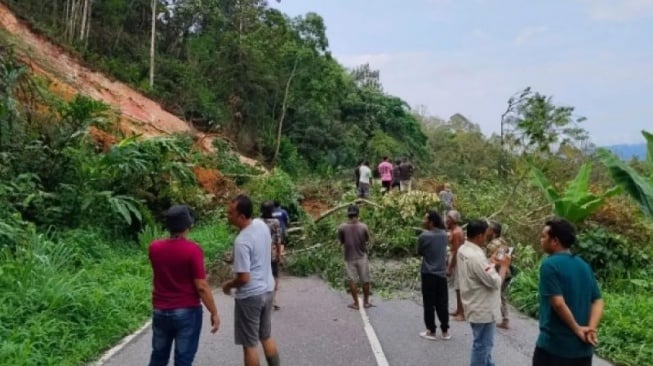 Tanah Longsor Sumut 24 April 2026, Akses Jalan Nias Selatan dan Tapanuli Utara Terganggu